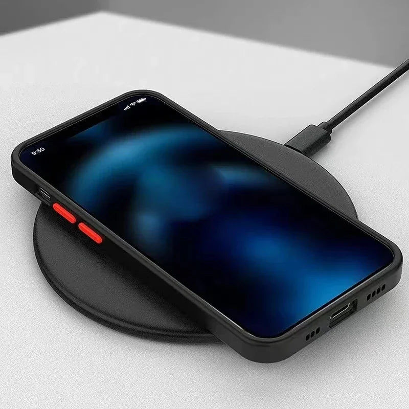 UYUXIO Kickstand Mobile Phone Case Magnetic Wireless Charge Samsung