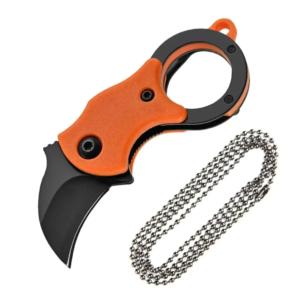 Mini EDC Keychain Knife – Stainless Steel Pocket Multitool