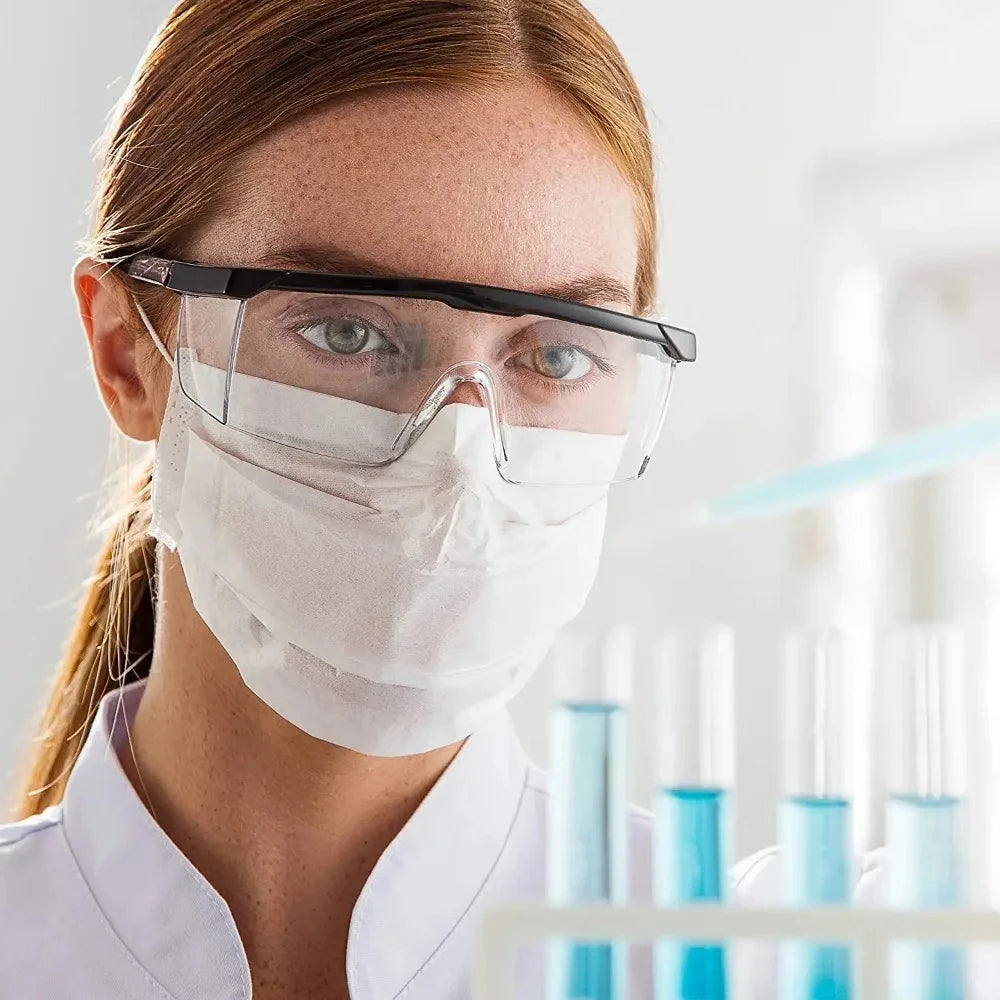 Anti-splash Work Safety Glasses Eye Protecting Lab Goggles Protective