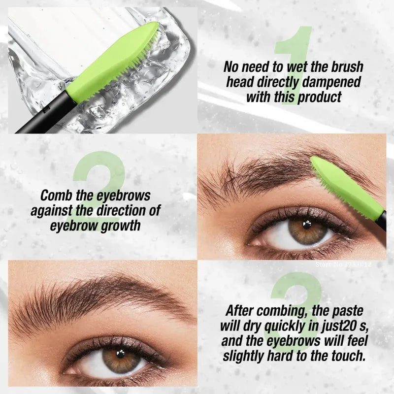 3D Eyebrow Shaping Clear Root Wild Eyebrows Gel Transparent Styling