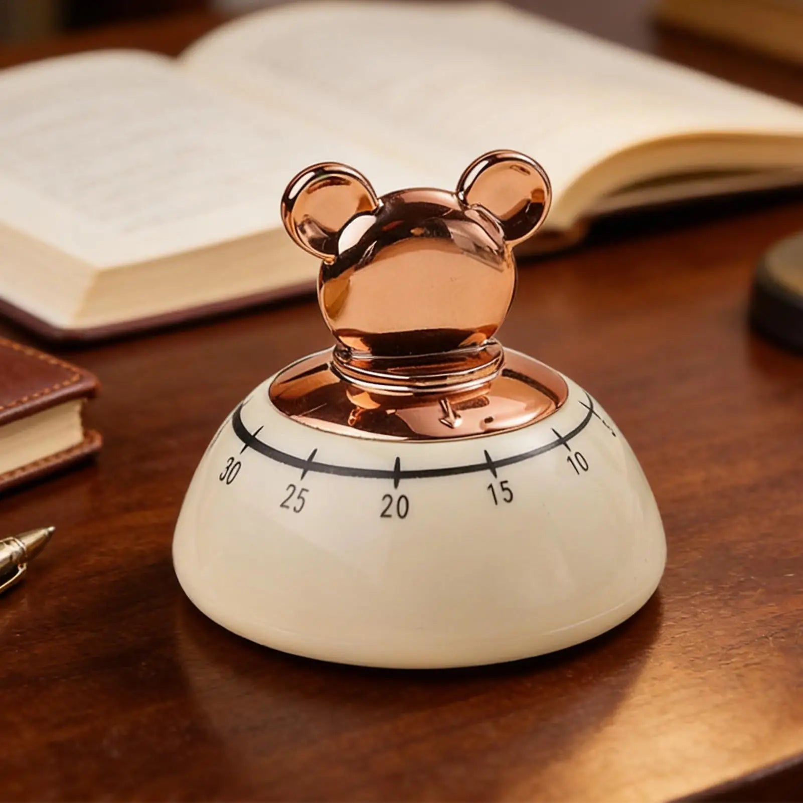 Cartoon Kitchen Timer Cute Bear Strong Magnetic Decorative Manual