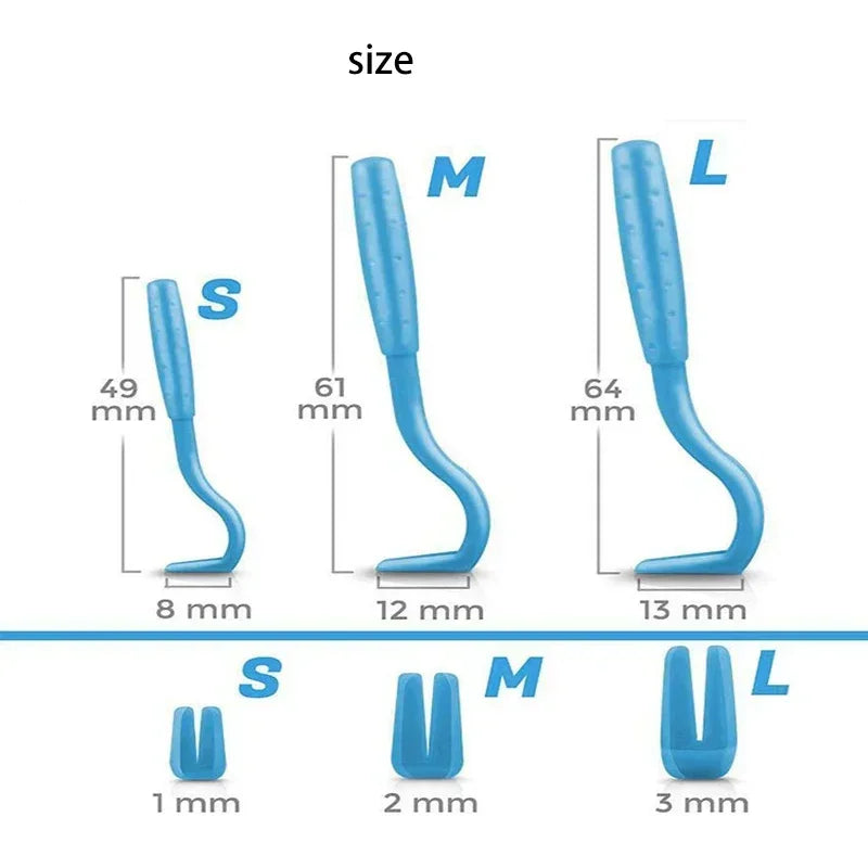 Flea Remover Hook Tick Tweezer Pull Pet Cat Dog Clamp Accessaries Zpaxo