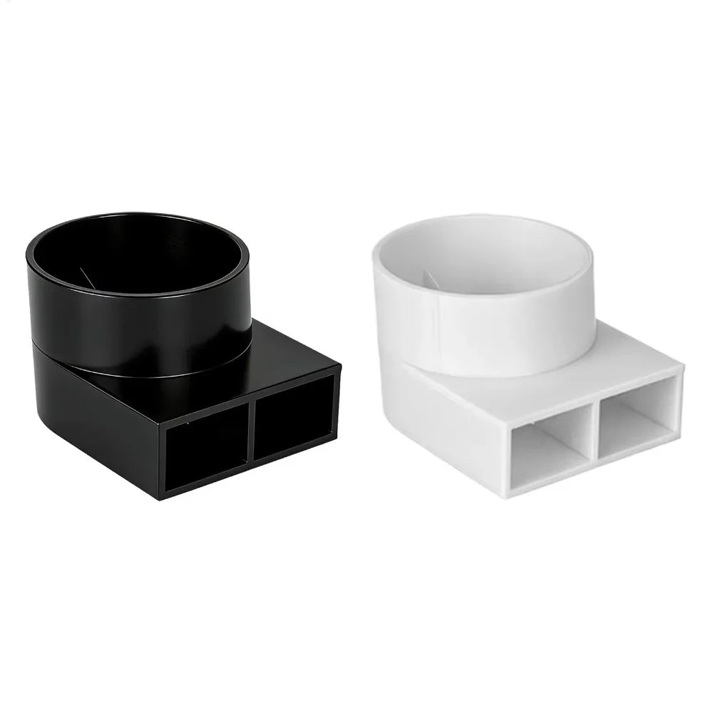 Heat-resistant RV Heater Vent Adapter Plastic Attachment Part Car Air Zpaxo 2 Pieces
