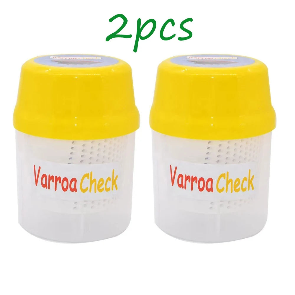 Beehive Varroa Test Shaker Comfortable Use Beekeeping Beekeeper Mite Zpaxo 2pcs