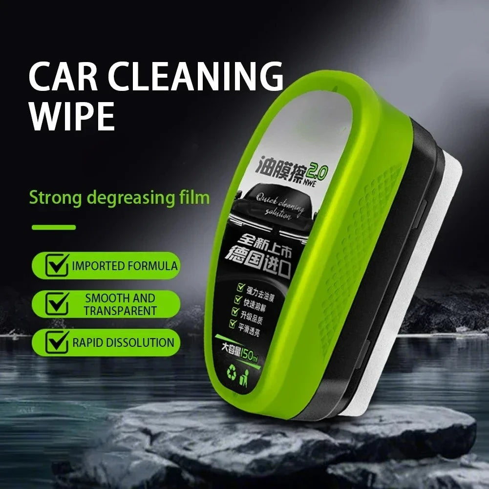 Car Glass Oil Film Wipe Windshield & Side Window Cleaner Instant Oil & Dirt Removal,Crystal Clear Vision & Rain Repellent Zpaxo