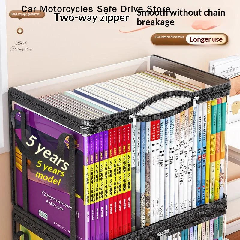 CMClear PVC Storage Box Flip-top Lid View Window Multi-use Organizer