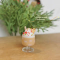 ▶1Pcs Cute Christmas Gingerbread Man Miniature Dollhouse Fruit Ice Cream Mini Ice Drink For Xmas Kids Gift DIY Dolls Accessories Zpaxo Style1