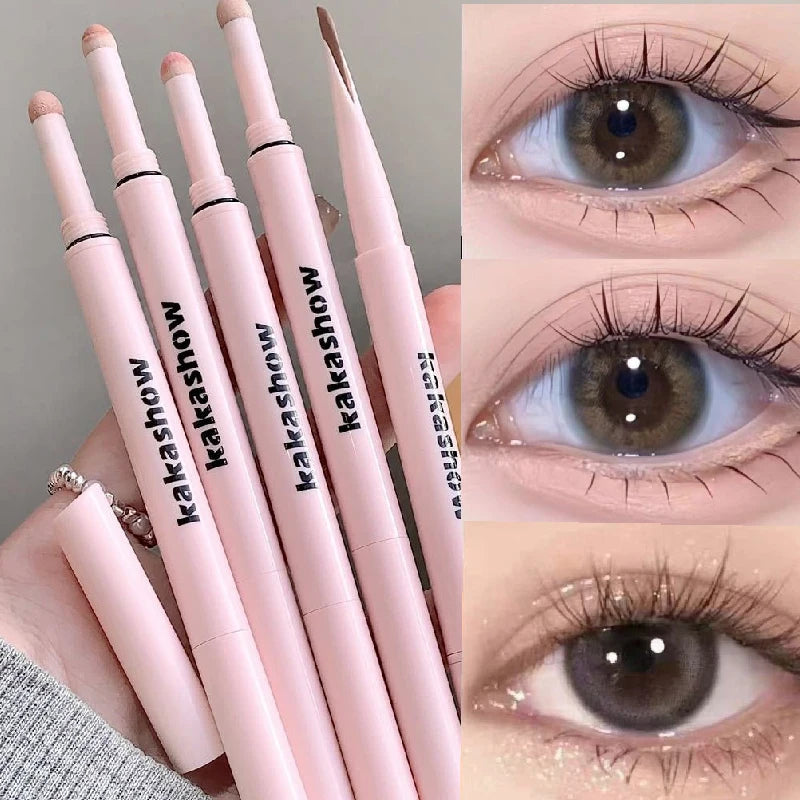 Mulitfuntional Double Ended Lying Silkworm Pen Eyeliner Pencil