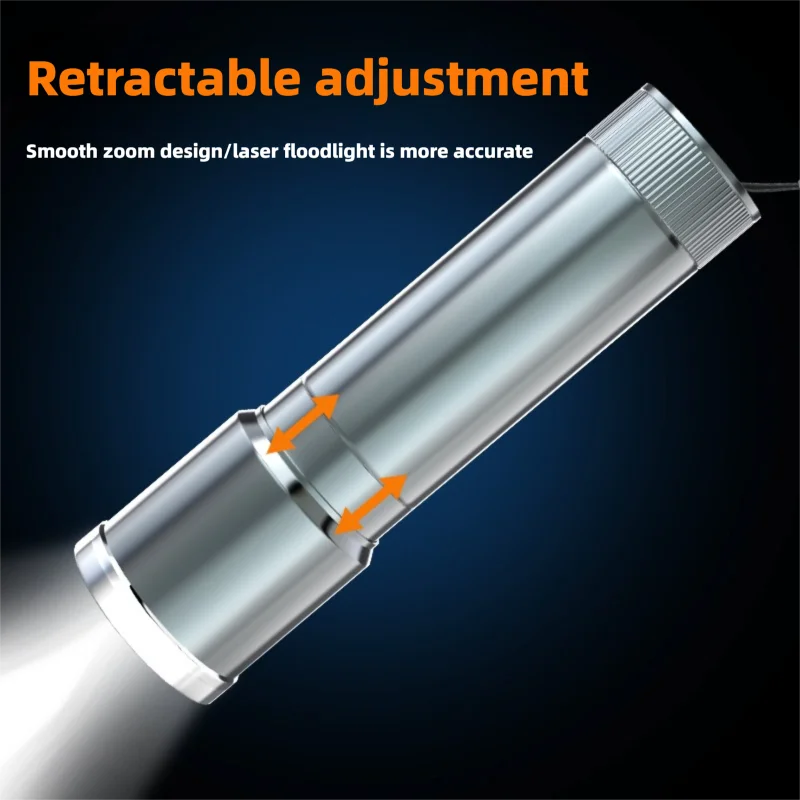 Mini Compact Brightness Multifunctional Flashlight Outdoor Portable