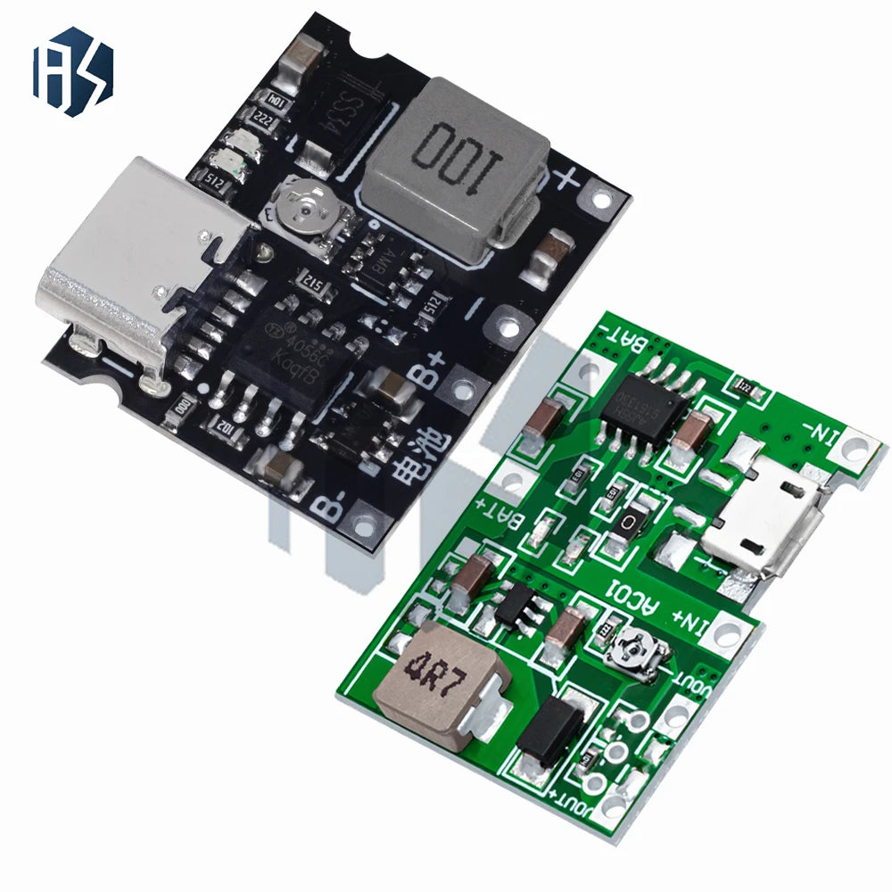 TP4056 Li-ion 18650 3 7V-4 2V Dual-mode Charger Boost Module 5V 1A Zpaxo