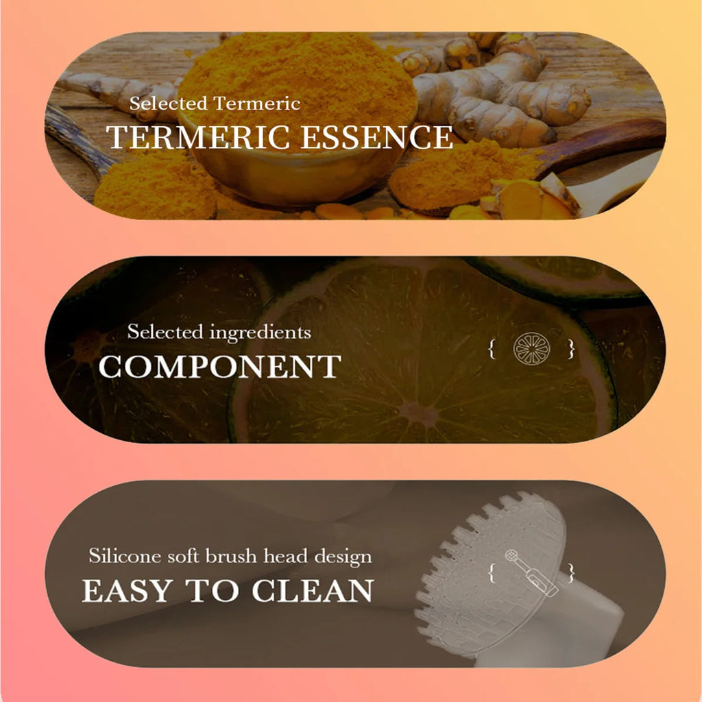 Turmeric Cleansing Mousse – Brightening Oil-Control Cleanser Facial Cleanser Mousse Zpaxo