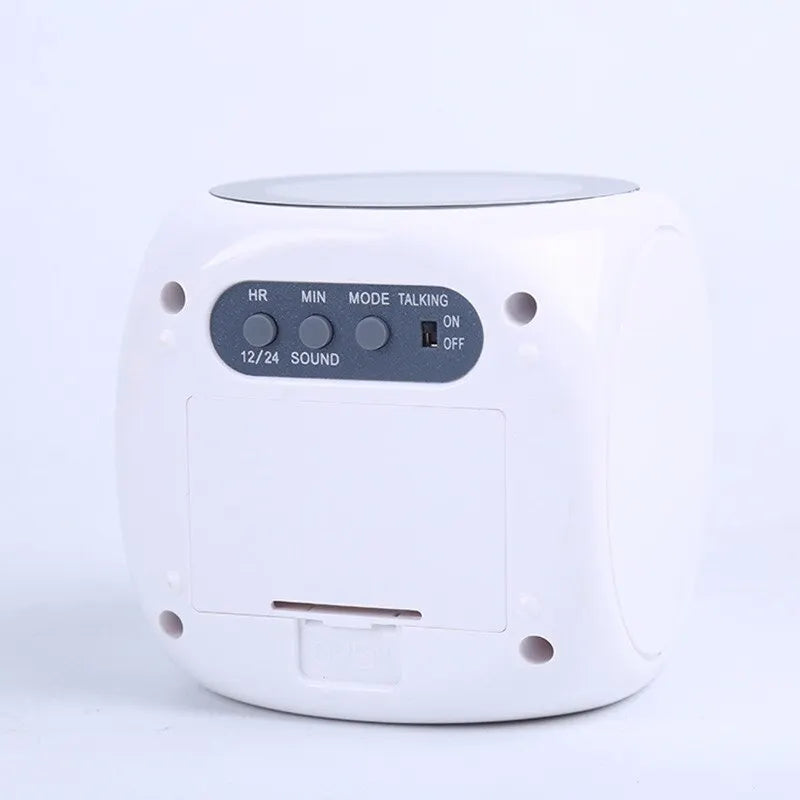 Projection Alarm Clock Ceiling Display Snooze Desk Table Clock Voice Multifunction Digital Projection Clock Temperature Display Zpaxo