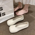 Women Flat Shoes Casual Shallow Mouth Single Round Toe Slip Women's