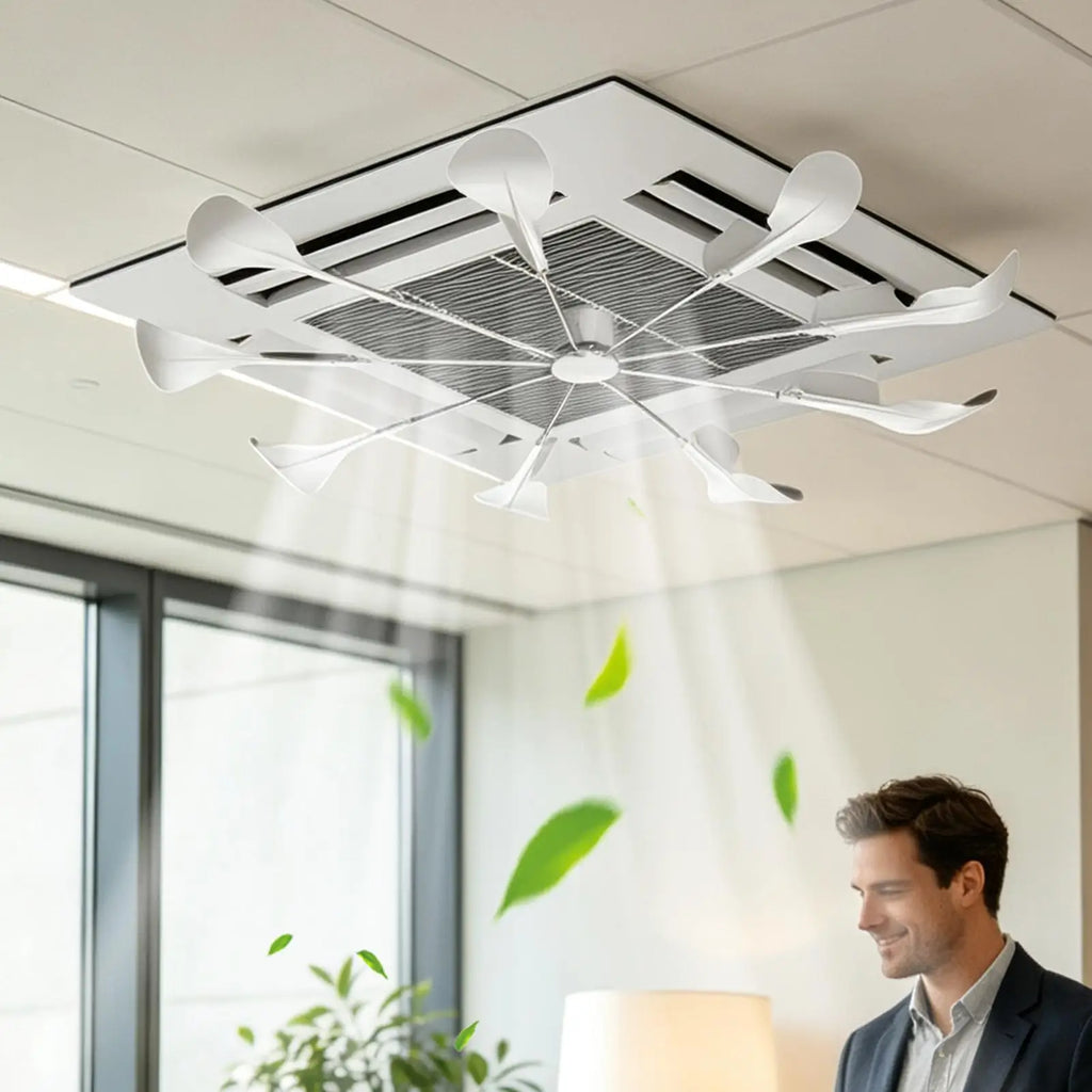 Air Conditioner Vent Deflector Detachable Hvac Diverter Duct Fan Air Vent Deflector For Summer Winter Commercial Office Gym Zpaxo