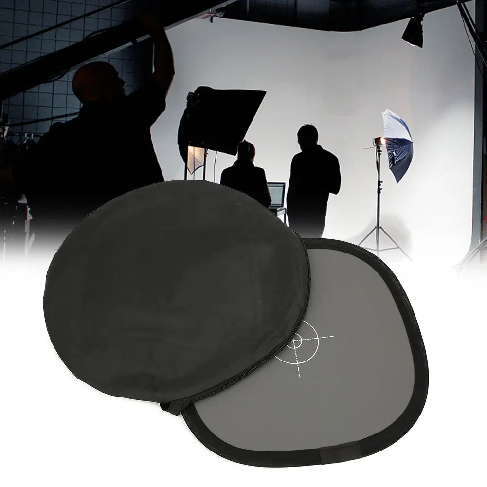 Portable 18 Gray White Balancing Card Double Sides Focusing Board