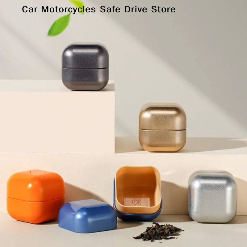 Solid Mini Tin Box Portable Sealed Jar Tea Jewelry Candy Small
