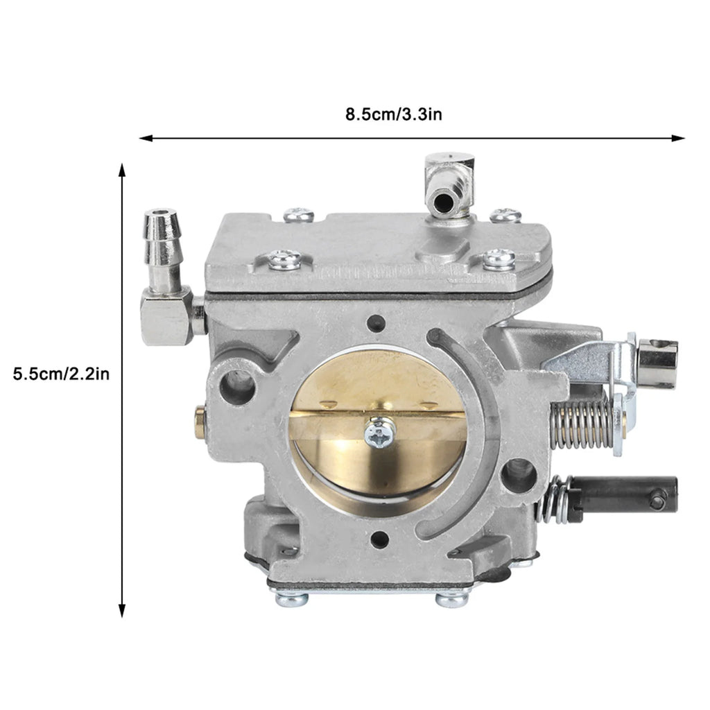 Outdoor Garden Lawn Mower Carburetor Accessory Carb Replacement Garden Accessories Metal for WALBRO WB‑37 150CC‑200CC Zpaxo