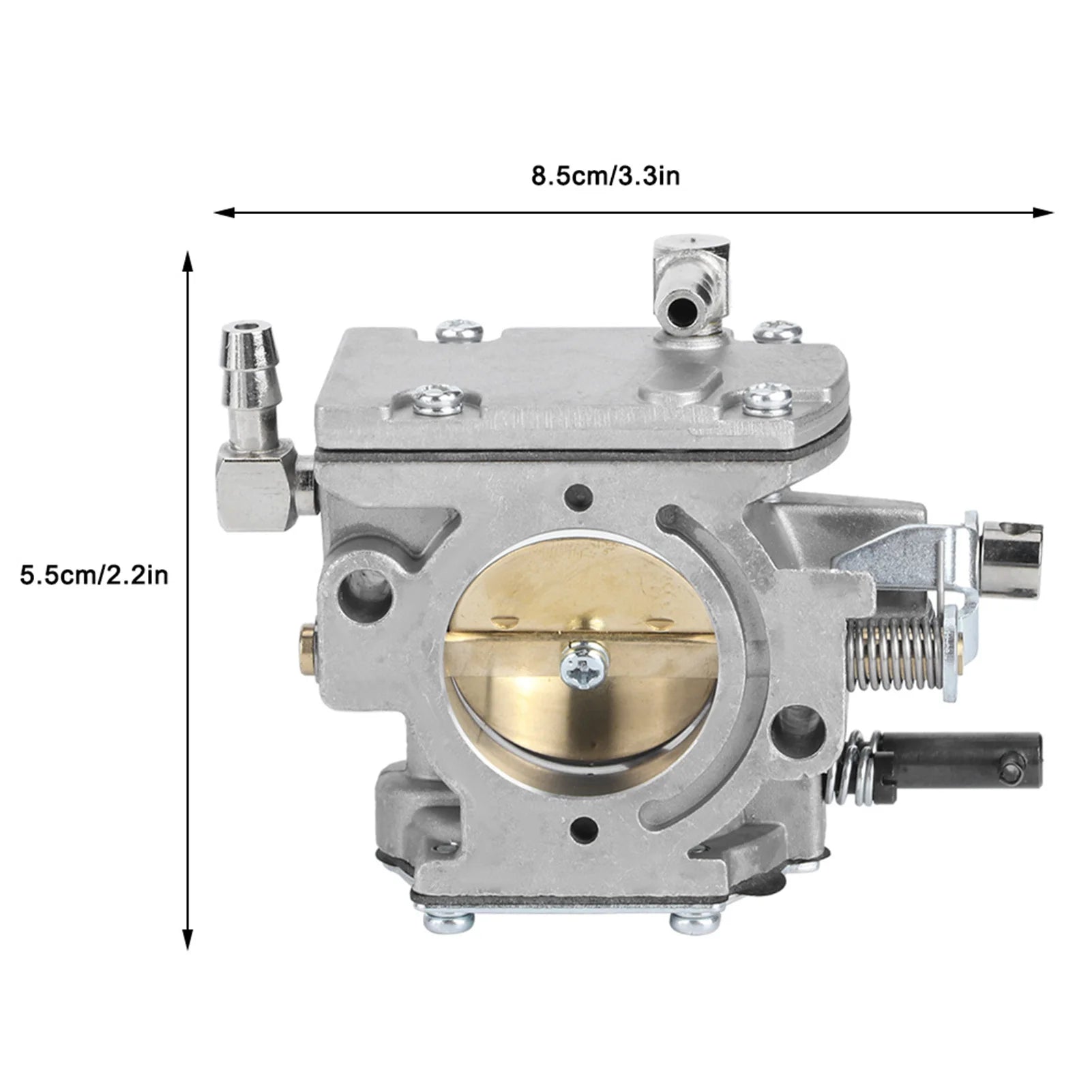 Outdoor Garden Lawn Mower Carburetor Accessory Carb Replacement Garden Accessories Metal for WALBRO WB‑37 150CC‑200CC Zpaxo