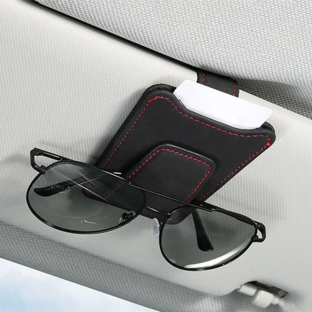 Magnetic Car Glasses Clip Wear-Resistant Universal Car Visor Sunglasses Organizer Space Saving Car Interior Sunglasses Holder Zpaxo