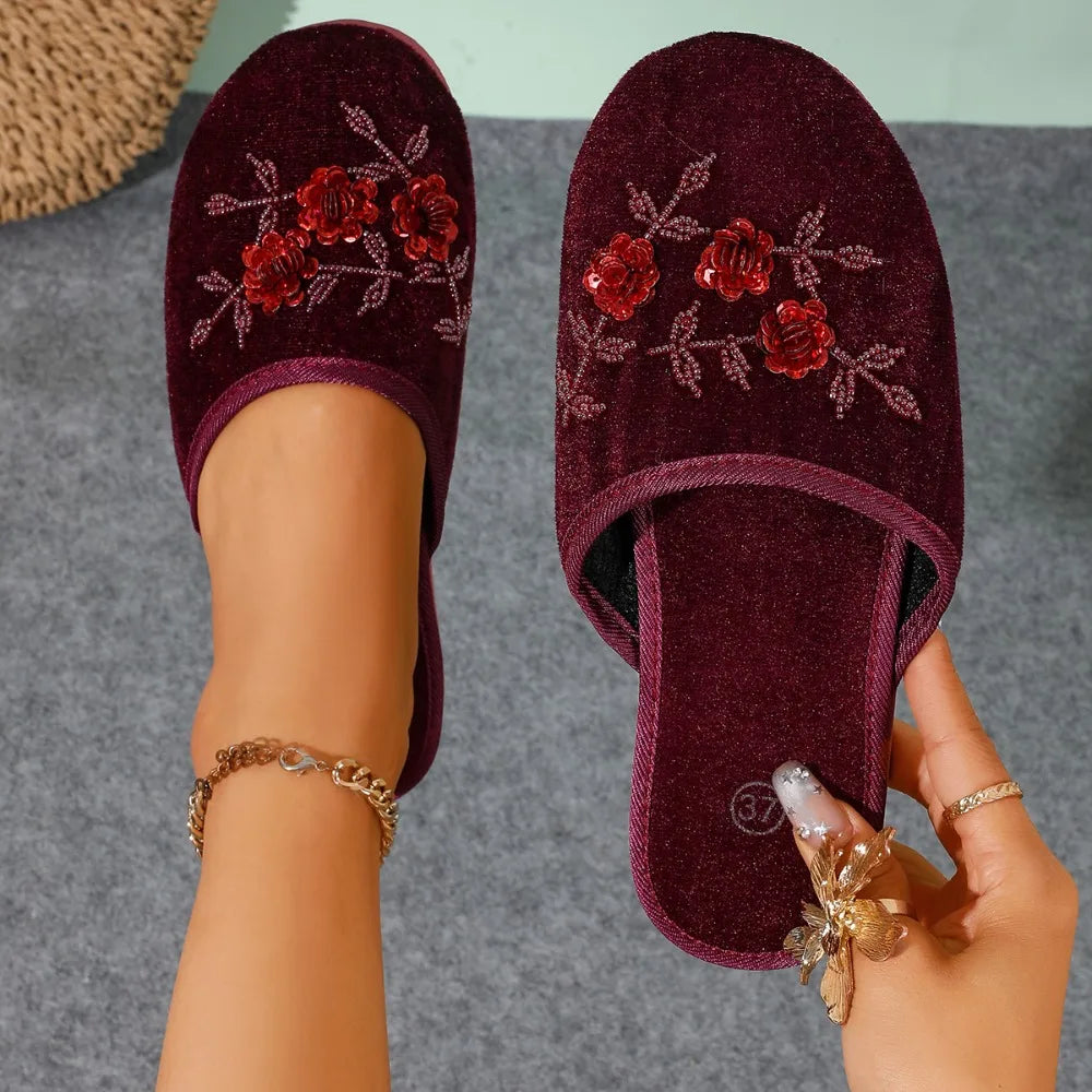 Women's Round Headed Slippers 2026 Vintage Home Flat Casual Sandals