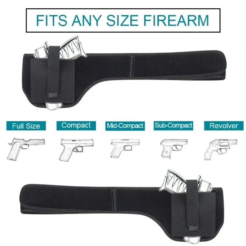 New 1PC Outdoor Gun Holster Holster Multifunctional Concealed Carrying Waist Universal Stock Belt Pistol for Tactical Equipment Zpaxo