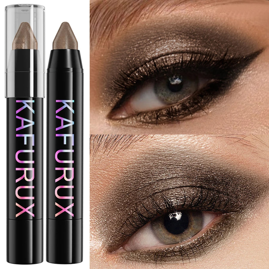 Brown Pearl Eyeshadow Stick Pen Waterproof Long Lasting Eye Shadow