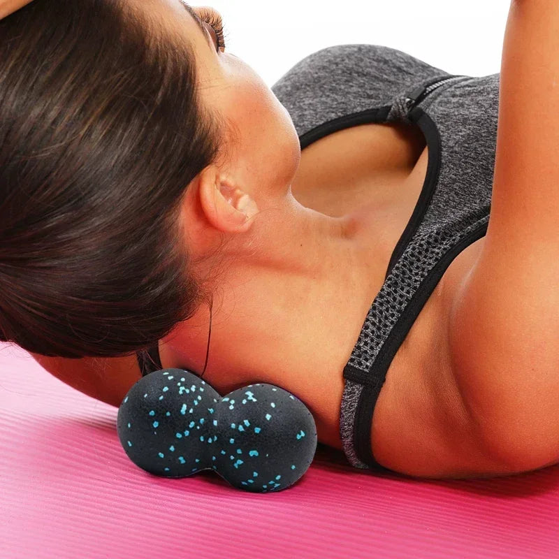 EPP 8cm Peanut Balls Body Massage Fascia Ball High Density Muscle Relaxation Lacrosse Fitness Yoga Myofascia Ball Relieve Pain Zpaxo