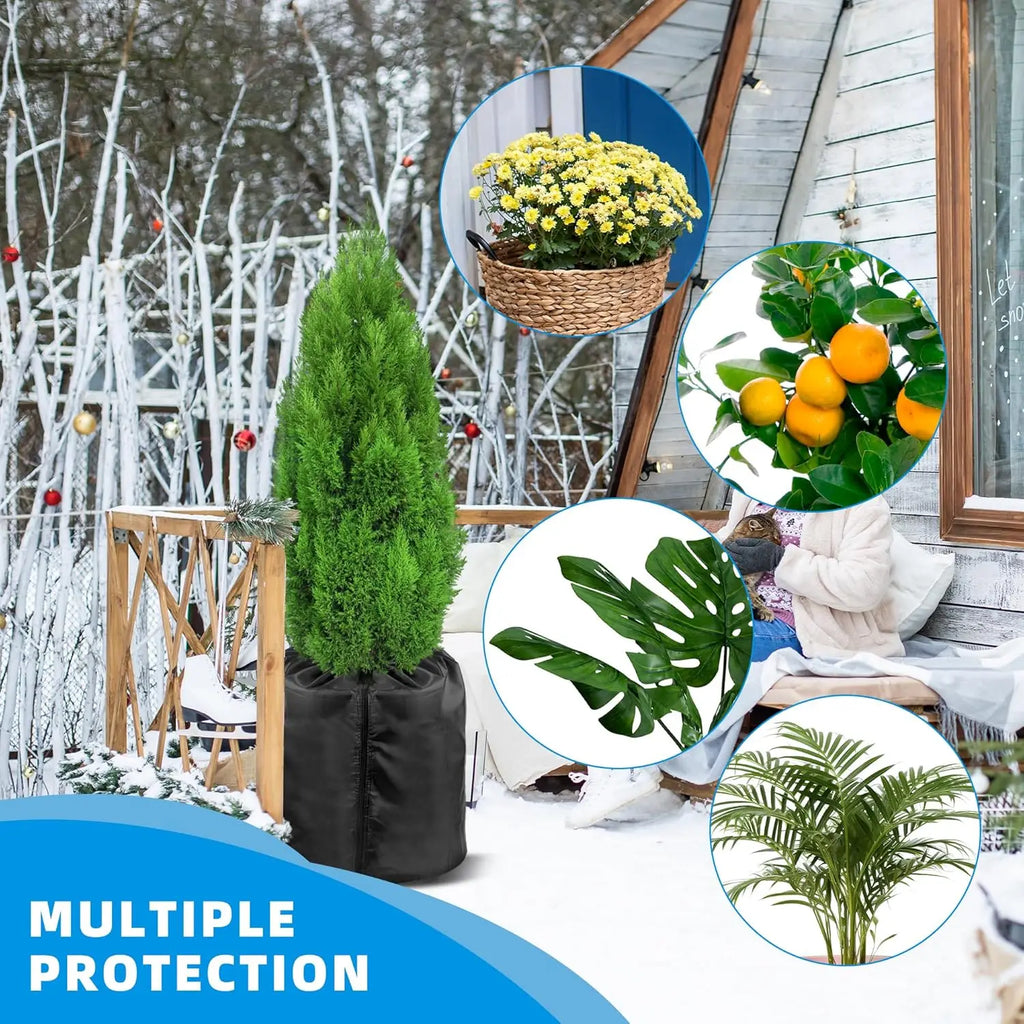Plant Covers Frost Breathable Freeze Protection Winter Shrub Cover