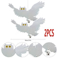 Fake Owls Scare Birds with 360° Swivel Head Waterproof Fake Owl Repellent Pest Control Scarecrow for Outdoor Garden Yard Indoor Zpaxo Pendants