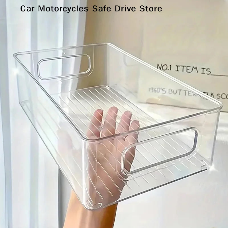 Transparent Acrylic Cosmetics Storage Box Desktop Plastic Dormitory
