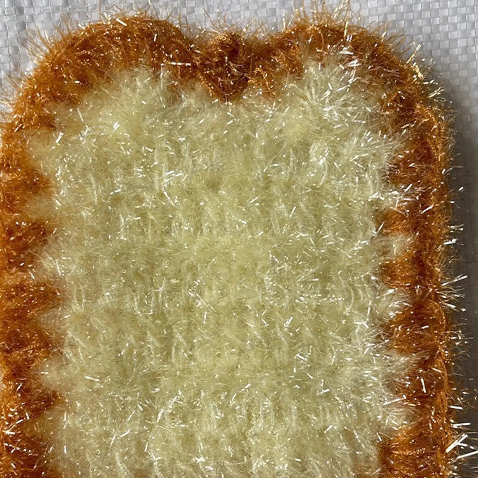 Kitchen Scrub Sponge 10 Pieces Bread Shaped Reusable Dishwashing Cloth Kitchen Scrub Dish Sponge for Pan Pot Plate Countertop Zpaxo