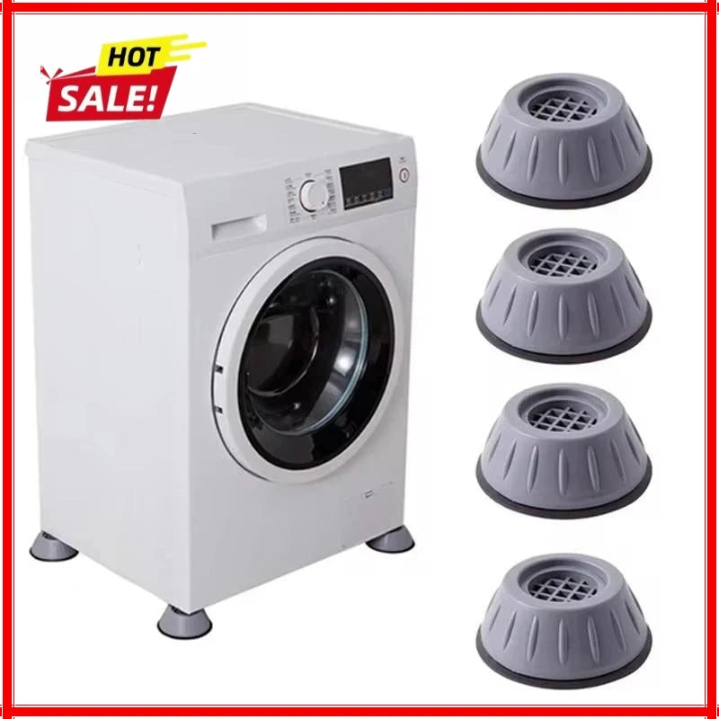 4Pcs Anti Vibration Feet Pads Waterproof Legs Slipstop Silent Skid Raiser Mat Washing Machine Support Dampers Stand Furniture Zpaxo