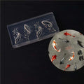 Koi Fish Silicone Resin Mold for Nail Art & Jewelry Making Silicone Resin Mold Zpaxo 4 fish