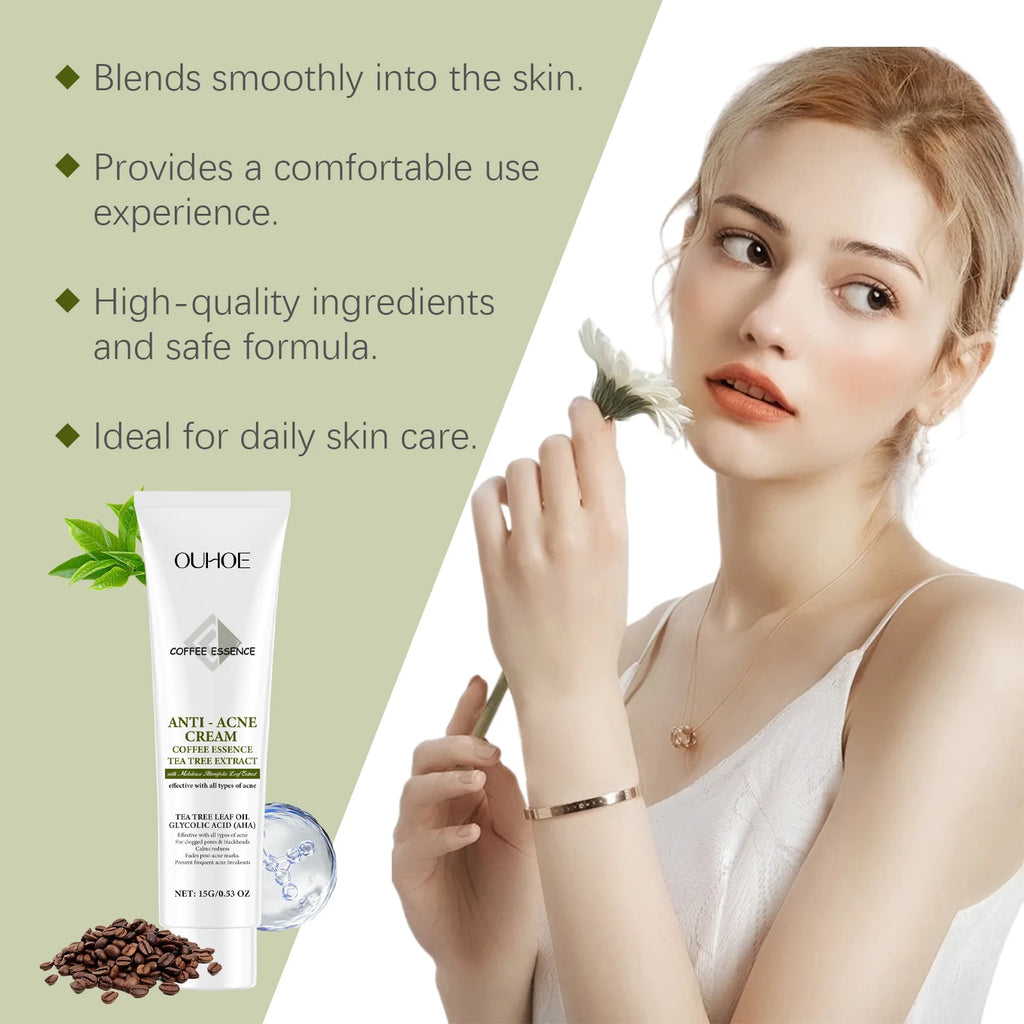 Anti Acne Cream Herb Repairing Spot Blemishes Remover Oil Control Shrink Pores Whitening Moisturizing Pimples Treatment Ointment Zpaxo