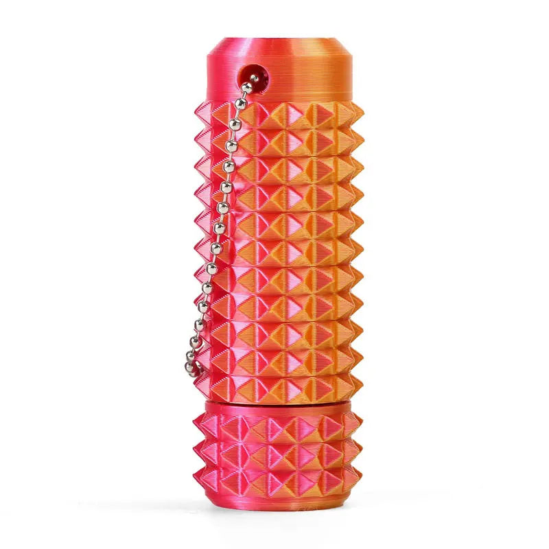 Little Ouchies Fidget Pocket Mini Spiky Grippie Stim Keychain Venting Zpaxo RedGold