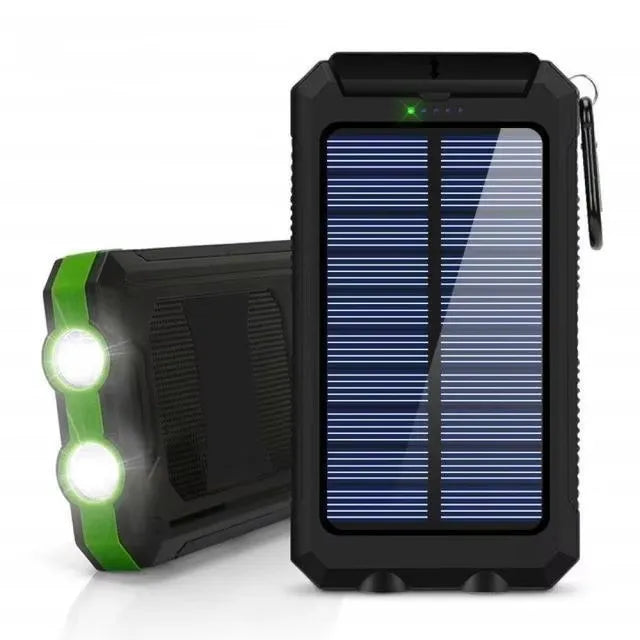 Solar Power Bank 80000mAh Portable Charging Poverbank External Zpaxo green 50001mAh-100000mAh