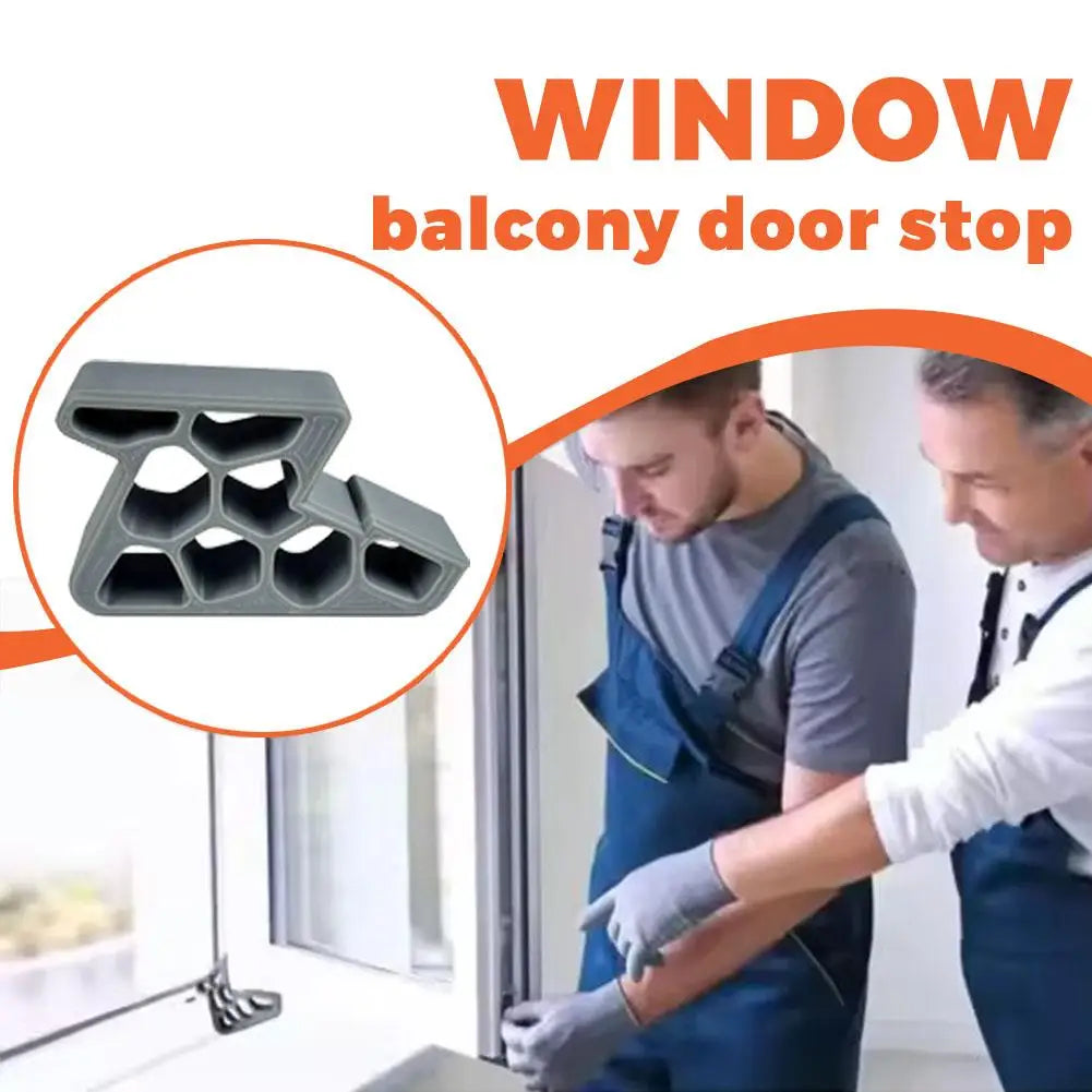 Non-Slip Balcony Window Door Window Balcony Door Stop Wedge Easy Sliding Window Locks Adjustable Home Office Bathroom Kitchen Zpaxo