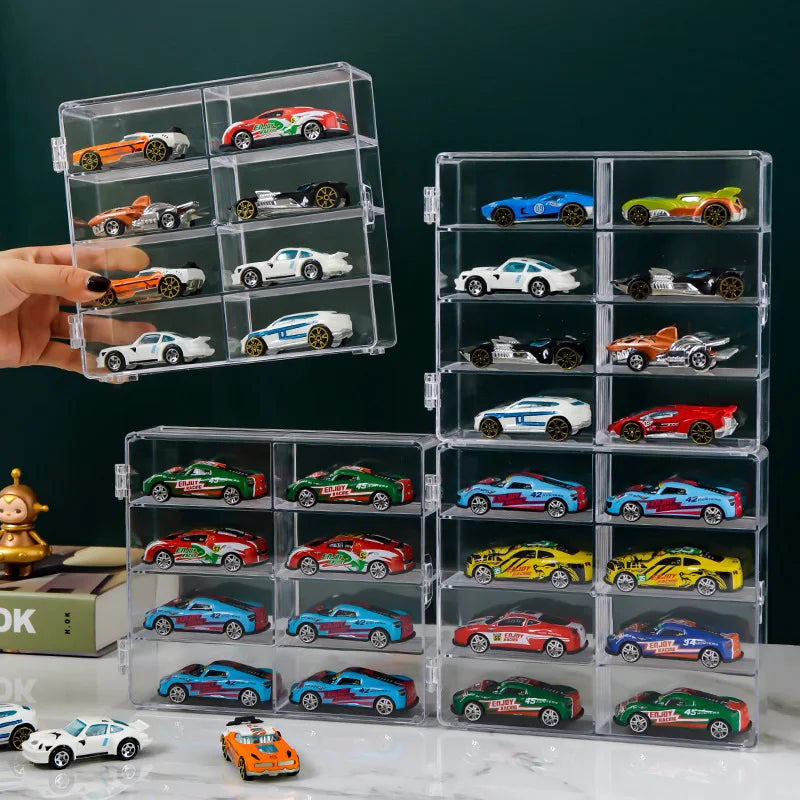 Transparent Collection Rack Car Model Storage Box Dust-proof Ornament