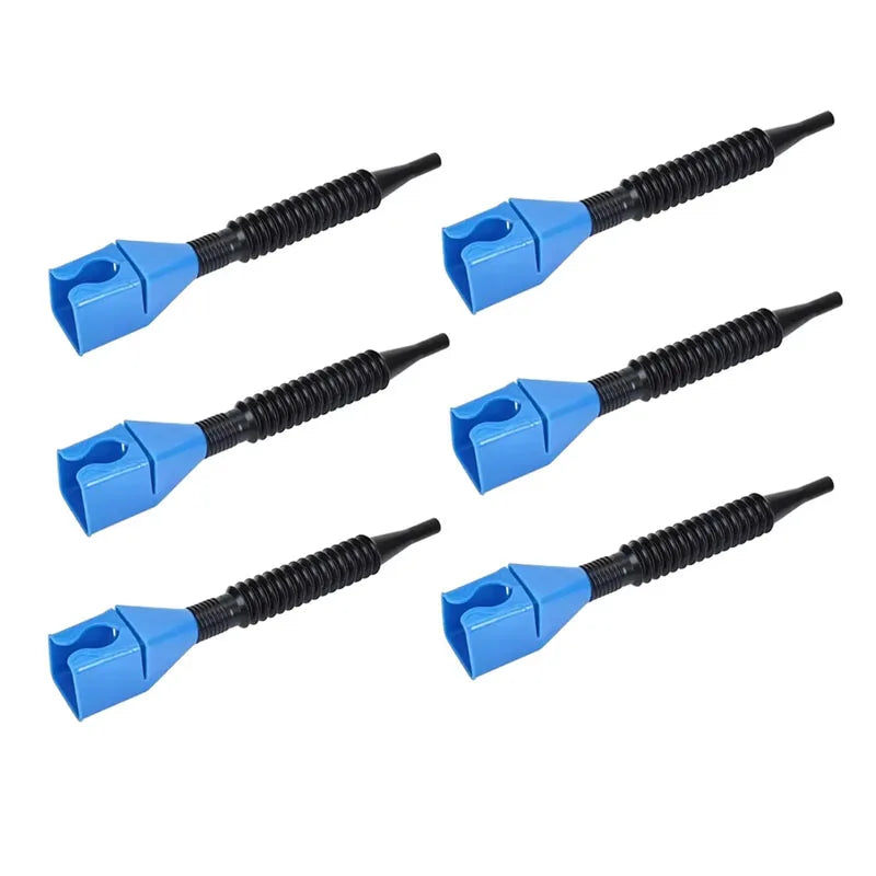 Blue Wide-Mouth Plastic Oil Funnel Set | Automotive Fluid Tool