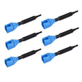Blue Wide-Mouth Plastic Oil Funnel Set | Automotive Fluid Tool