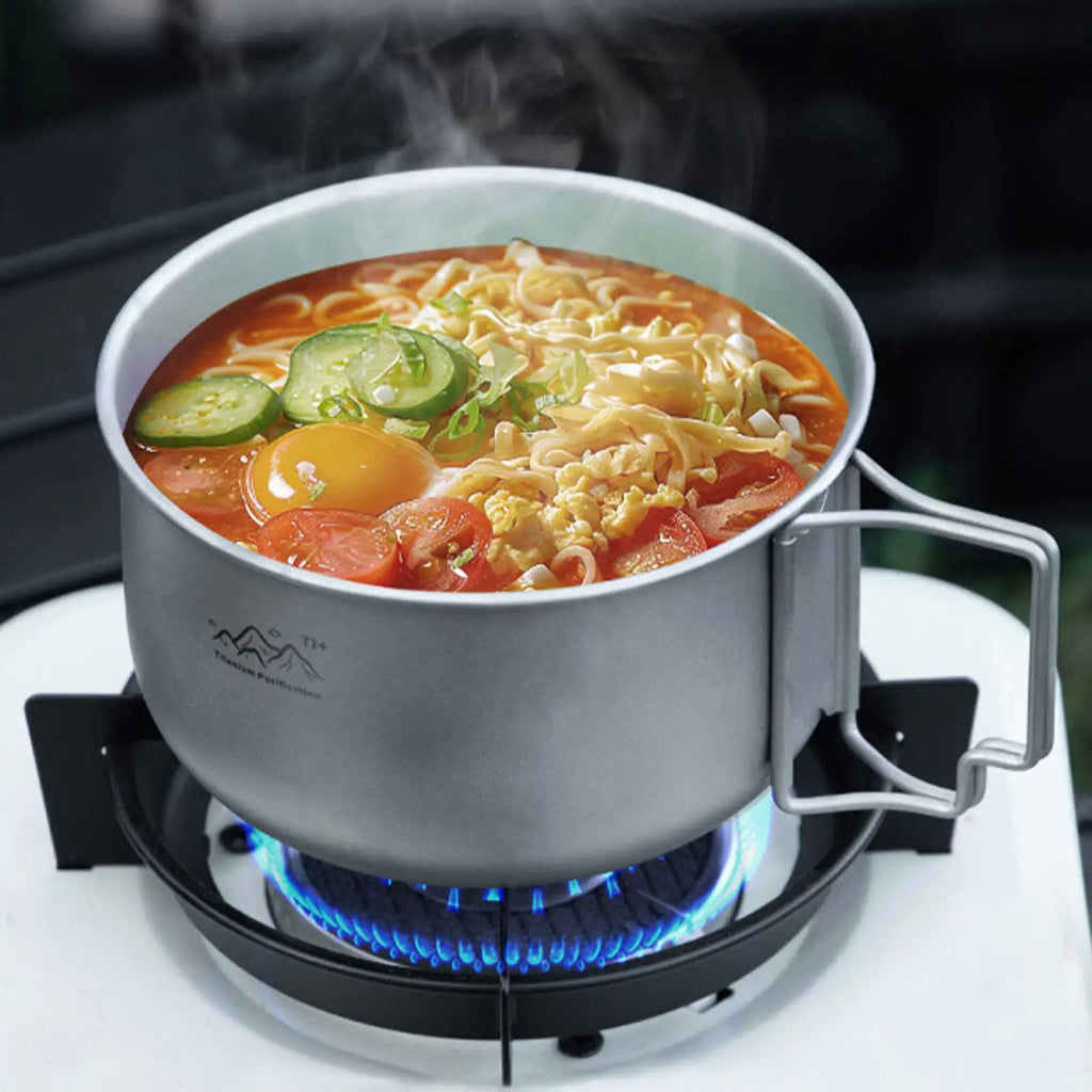 Collapsible Tableware Bowl Multi-functional Portable Alloy Cookware