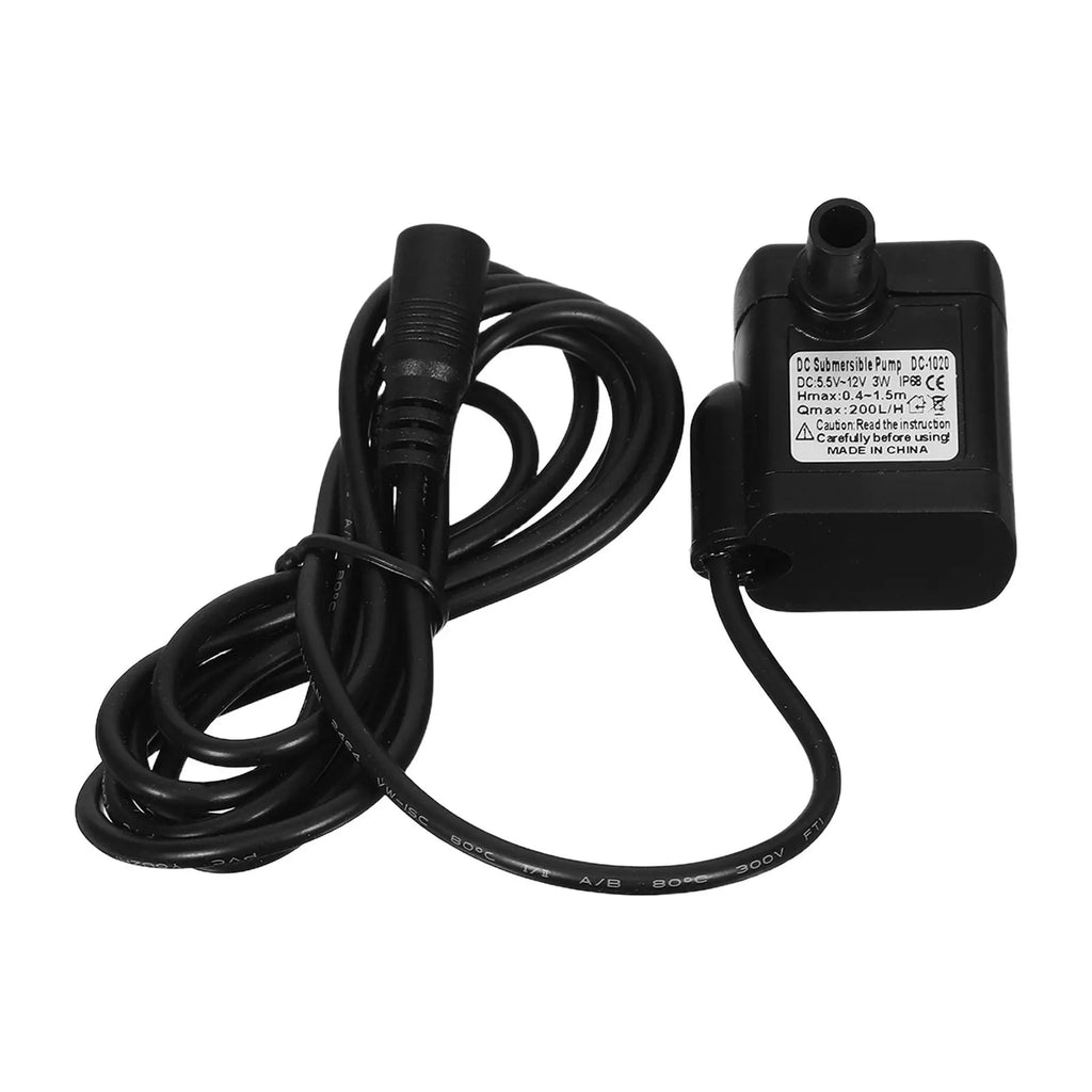 Dc-1020 Dc 12V 3W Adjustable Mini Aquarium Submersible Water Pump