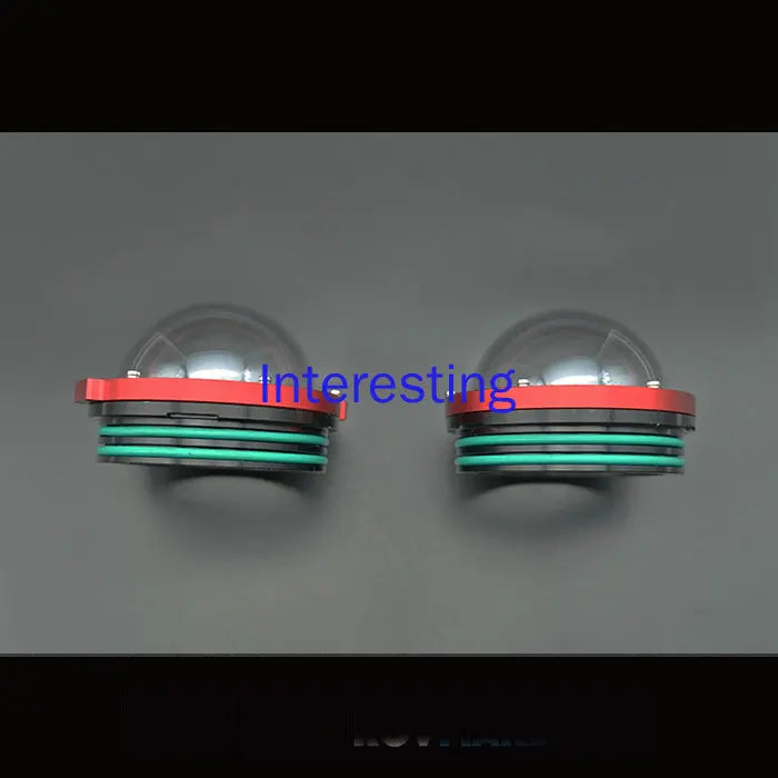 Optical PC Dome Cover 1000 Meters Pressure Resistant Underwater Robot ROV Camera Spherical Cover 110 Outer Diameter Zpaxo