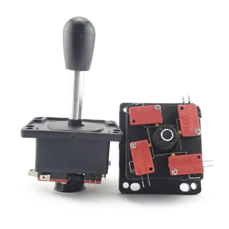 652F Elliptical Handle Arcade Joystick with Adjustable Shafts Length High Strength Arcade Controller with Handle for Cabinets Zpaxo