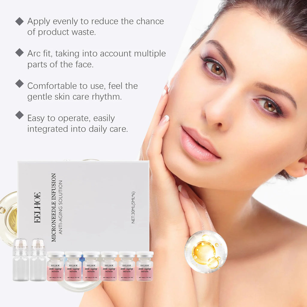 Eelhoe Microneedle Roller Set – Anti-Aging Hyaluronic Acid Serum Microneedle Roller Set Zpaxo