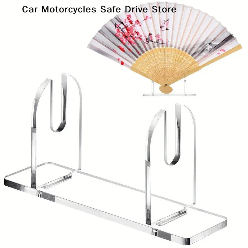 CM1 Acrylic Foldable Fan Stand Display Stands Holder Space-saving