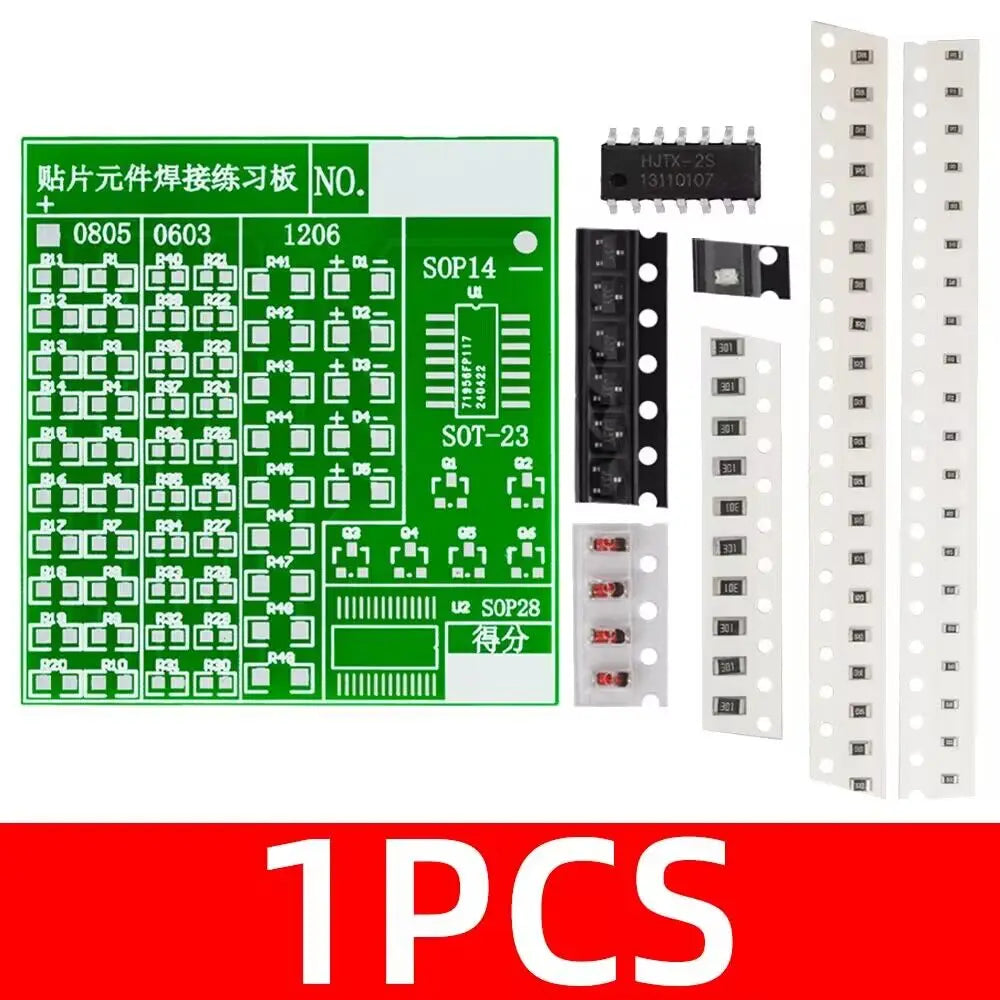 1 Electronics Soldering Starter SMT SMD Beginner DIY Welding Practice Zpaxo 1PCS