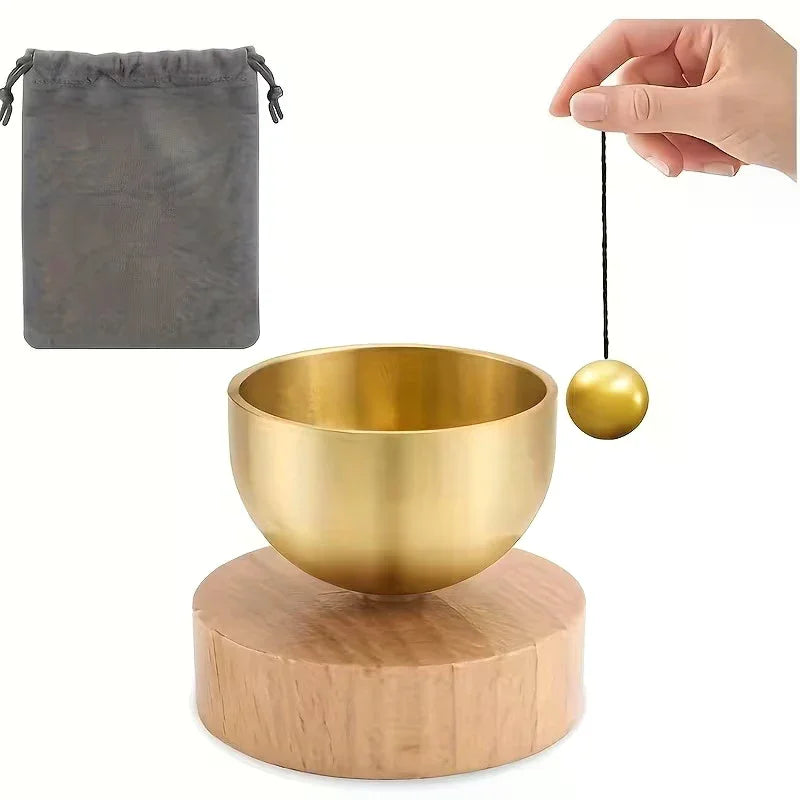 Mini Singing Bowl Yoga Meditation Relaxation Mindfulness Chakra Zpaxo