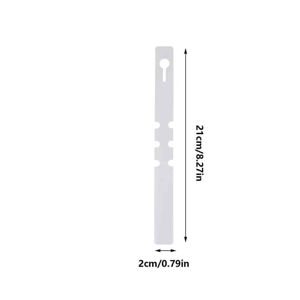 100Pcs Waterproof Plant Labels – Hanging Ring Marker Tags Plant Marker Tags Zpaxo White 100Pcs