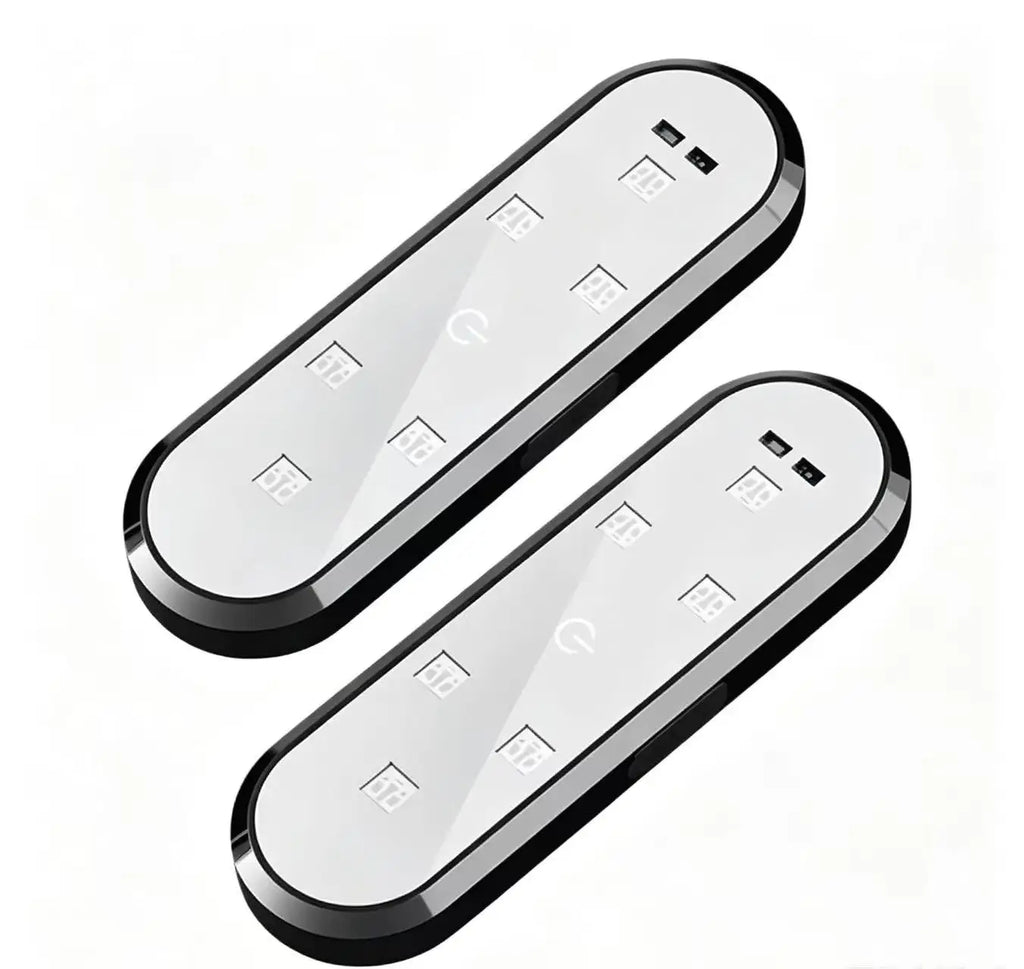 2Pcs Wireless RGB Car LED Door Lights with USB Magnetic Auto Ambient Lamp Welcome Projector and Door Sill Warning Puddle Light Zpaxo 2pcs RGB